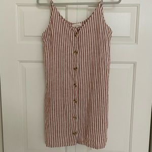 Thread and Supply Women’s Linen Striped Dress